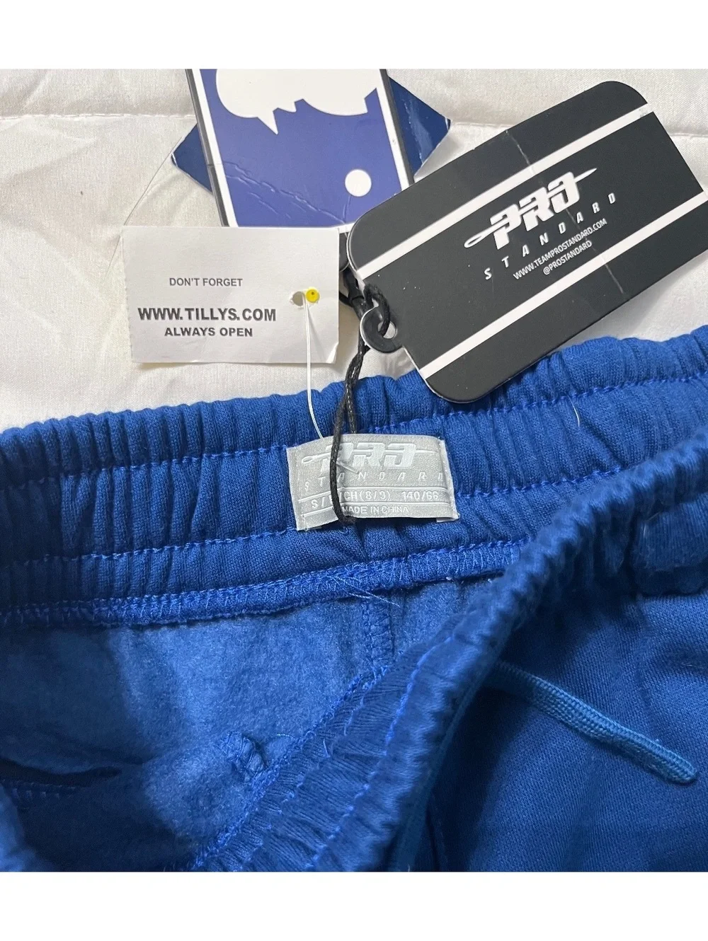 Pro Standard LA Dodgers MLB Kids Sweat Shorts S Blue Streetwear Hypebeast Y2K